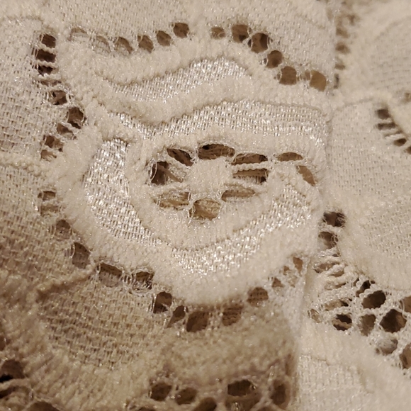 Lace Shirt and Sweater Vest  (cut-out Back) - Picture 5 of 5